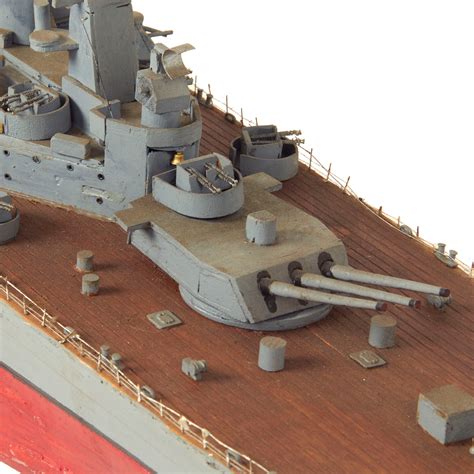 U.S. WWII USS Missouri (BB-63) 1:200 Scale Wood Model - Custom Built ...