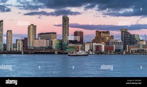 Liverpool City Skyline Cityscape Stock Photo - Alamy