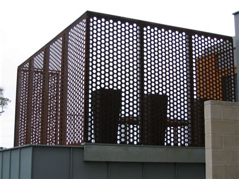 Perforated Metal Screening | Metal screens architecture, Perforated metal, Metal deck railing