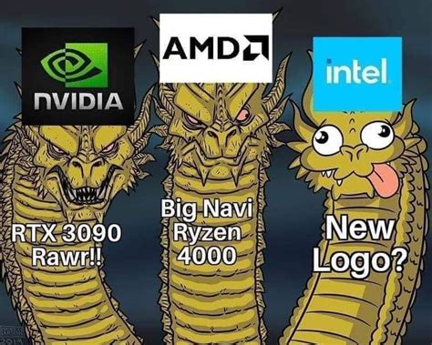 Ultimate Gaming Memes from NVIDIA, AMD, and Intel