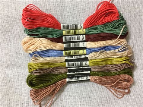 oneroom Cross Stitch thread The Unique Style 10 Cross Stitch Cotton Embroidery Thread Floss ...