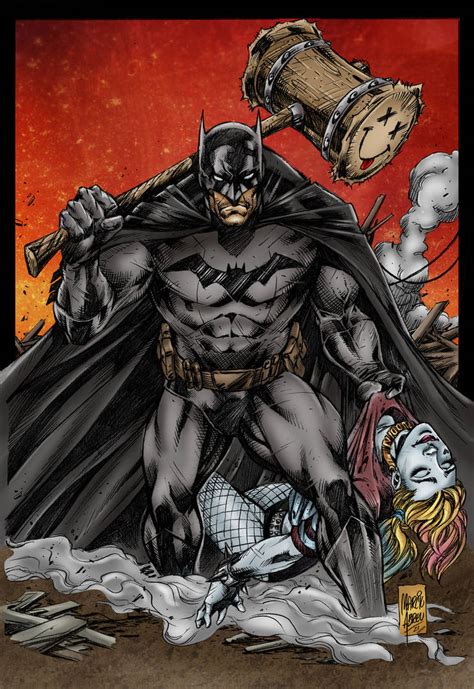 Batman Vs Harley Quinn by likwidlead on DeviantArt