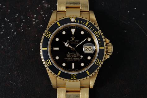 Rolex 16618 Tiffany & Co. Submariner – vintageworn.com