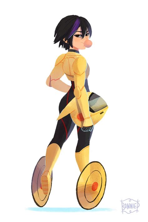 Final piece for my fanart february featuring Gogo Tomago from Big Hero 6. One of my fav strong ...