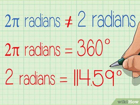 How to Convert Radians to Degrees: 4 Steps (with Pictures)