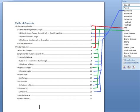 comment faire un sommaire sur word - Le comment faire