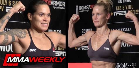 UFC 239 official weigh-in video: Amanda Nunes vs. Holly Holm ...