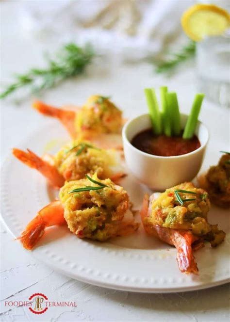 Easy Baked Stuffed Shrimp with Crabmeat & Ritz crackers. » Foodies Terminal