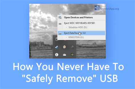 How You Never Have To “Safely Remove” USB in Windows 10 ‐ Reviews App