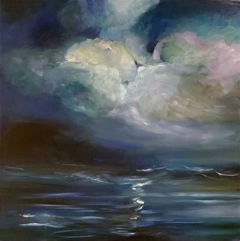 Sea Storm Painting | Seascape paintings, Painting, Water art