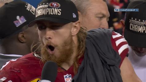 George Kittle channels viral interview following victory in NFC ...