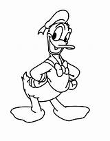 Donald Duck Coloring Pages Free Printable PDF sketch template