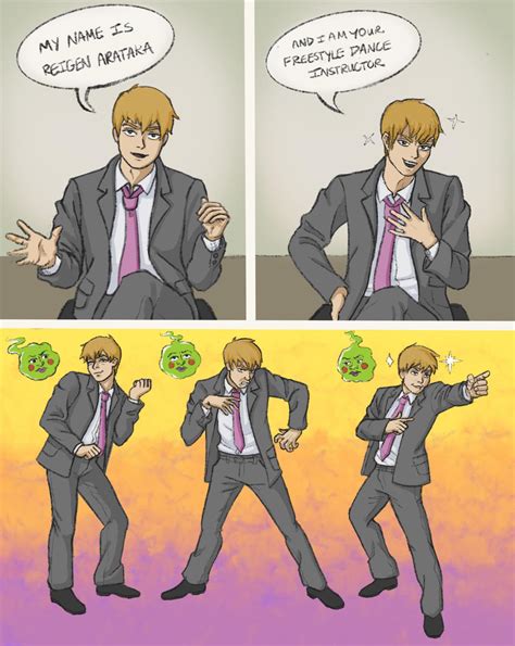 I did a dumb Reigen meme : r/Mobpsycho100