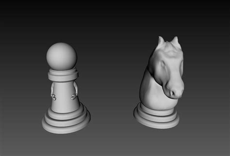 3D CHESS SET STL Files for 3D Printers - Etsy