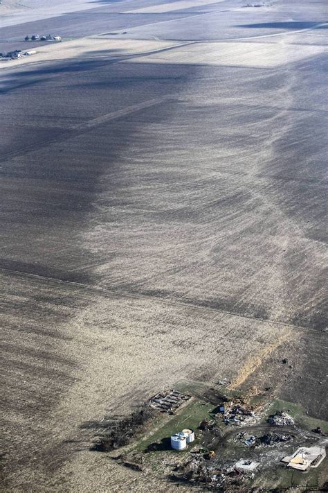 Scott Sabol's World of Weather: Aerial Photo of Tornado Path in Washington, Illinois