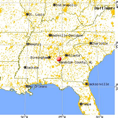 Randolph County, Alabama detailed profile - houses, real estate, cost of living, wages, work ...