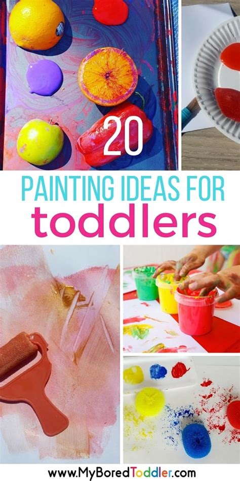 20 Toddler Painting Ideas - My Bored Toddler