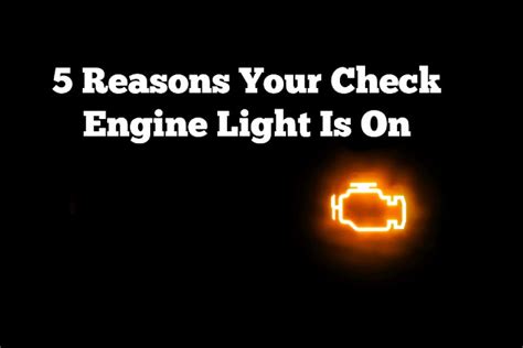 What Causes The Check Engine Light To Blink