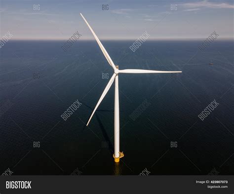 Wind Turbine Aerial Image & Photo (Free Trial) | Bigstock