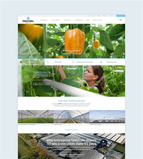 Création site Richel Group et référencement naturel | Agence web Kalelia
