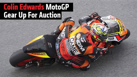 Colin Edwards MotoGP Gear Up For Auction