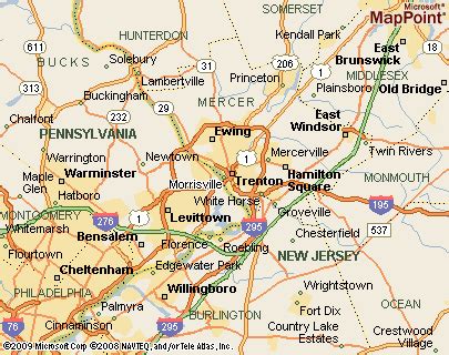 Morrisville, Pennsylvania Area Map & More