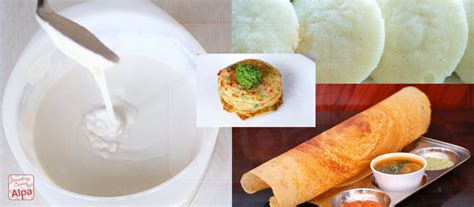 Homemade Idli Dosa Batter Recipe - Something's Cooking with Alpa