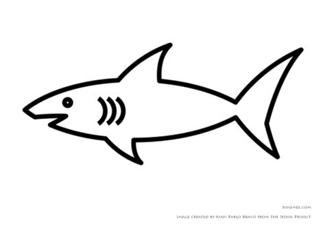 Shark Stencil Printable - ClipArt Best