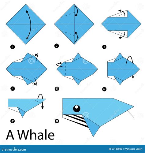 Origami Whale Vector – All in Here