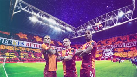Wesley Sneijder, Didier Drogba, Galatasaray S.K., Felipe Melo, 1080P HD Wallpaper