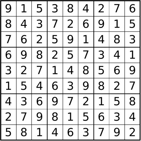 Soluciones a problemas matemáticos: Sudoku