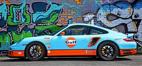 Gulf Racing Livery by CAM SHAFT for the Porsche 911 Turbo