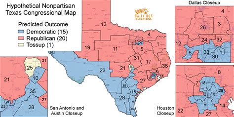 Map Of Texas Congressional Districts - Map