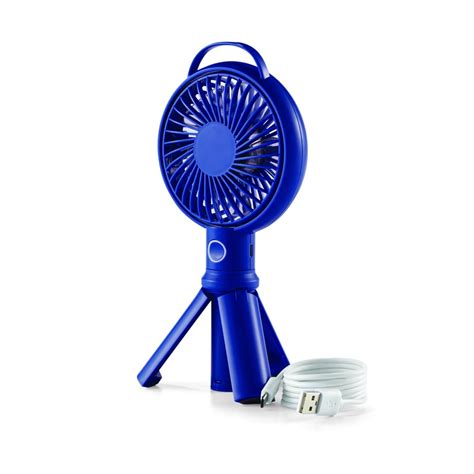 Mainstays Mini USB Rechargeable Fan, 4" Blue Finish - Walmart.com ...