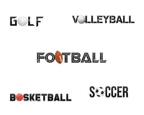 Sports Word Art