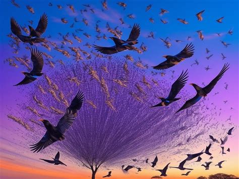 what bird family are murmuration starling bird