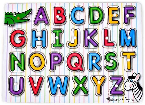 Buy Melissa & Doug - See-Inside Alphabet Peg Puzzle