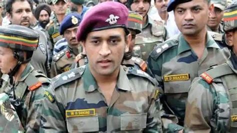 MS Dhoni assigned patrolling, guard duty in Kashmir as part of training ...