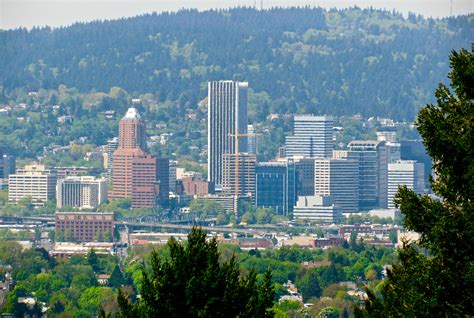 Portland Skyline Wallpaper - WallpaperSafari