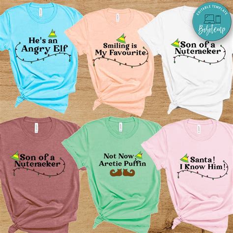 Buddy the Elf Shirts - Elf Movie Quote Shirts | Bobotemp