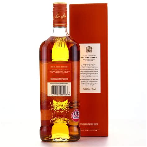 Grant's Cask Editions Rum Cask Finish 75cl | Whisky Auctioneer