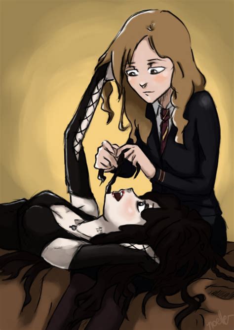 Bellamione - Bellatrix and Hermione Fan Art (36925213) - Fanpop