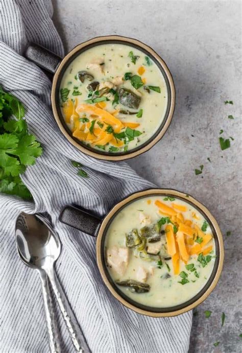 Chile Relleno Soup with Chicken Recipe - Rachel Cooks®