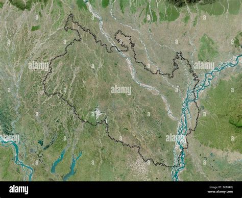 Rangpur, division of Bangladesh. High resolution satellite map Stock Photo - Alamy