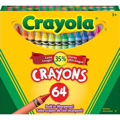 Crayola® Crayons 64 Count - 12 Boxes