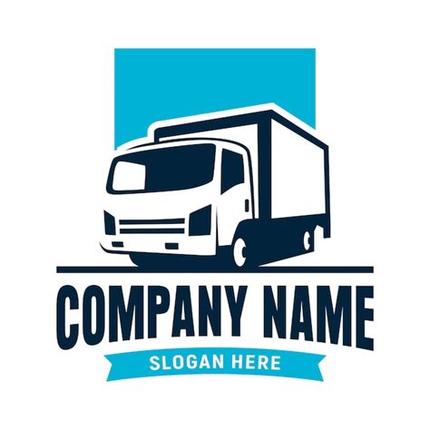 Premium Vector | Box truck logo design template inspiration vector ...