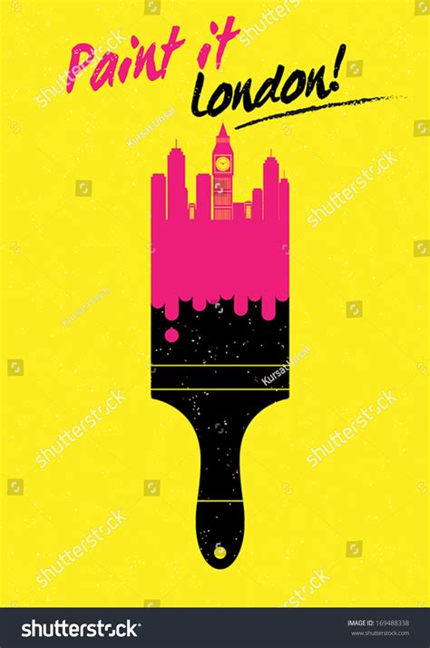 Paint City Poster Design Stock Vector (Royalty Free) 169488338 ...