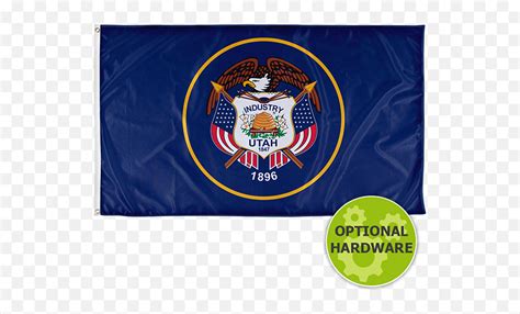 Flag Of Utah - Utah State Seal Emoji,Communist Flag Emoji - Free Emoji ...