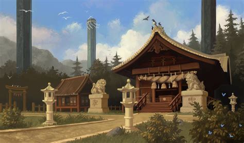 Moriya Shrine II by U-Joe on DeviantArt