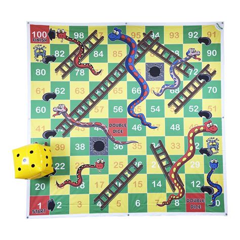 Giant Snakes and Ladders 3m x 3m - Traditional Garden Games